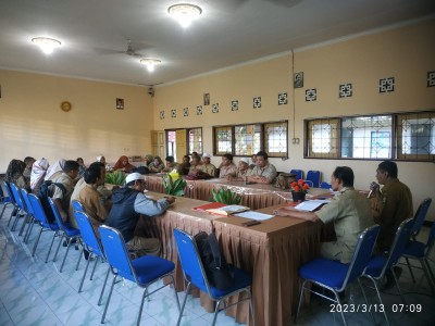 Rapat koordinasi persaiapan pelaksanaan Ujian sekolah