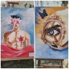 PAMERAN SENI RUPA SMAN 1 LEMBAR DALAM HUT LOBAR KE 67