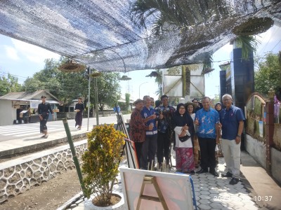 Pameran seni rupa SMAN 1 Lembar